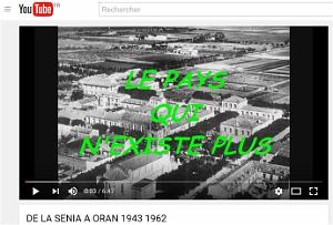 Z001 VIDEO DE LA SENIA A ORAN 1943 1962 de JEAN PAUL VOGLIMACCI